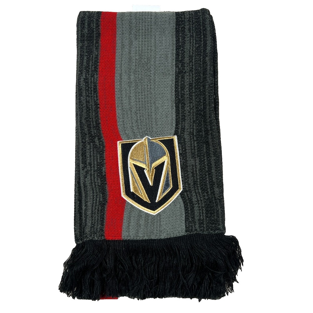Adidas Unisex One Size Multicolor NHL Vegas Golden Knights Hockey Scarf NWT